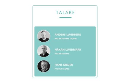 Talare på Tagores populära GDPR-webbinarium